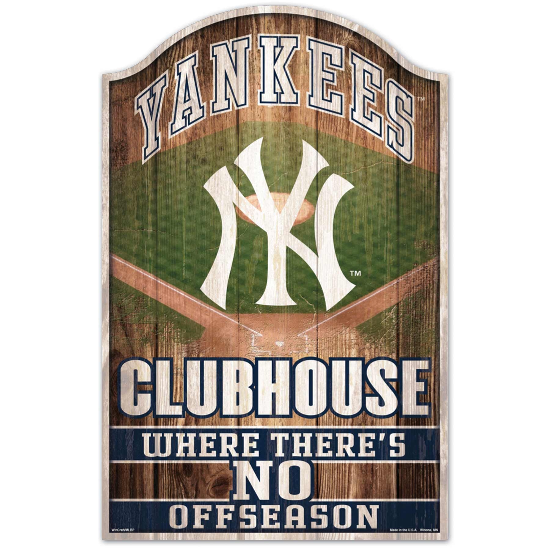 New York Yankees WinCraft MLB Clubhouse Wood Sign