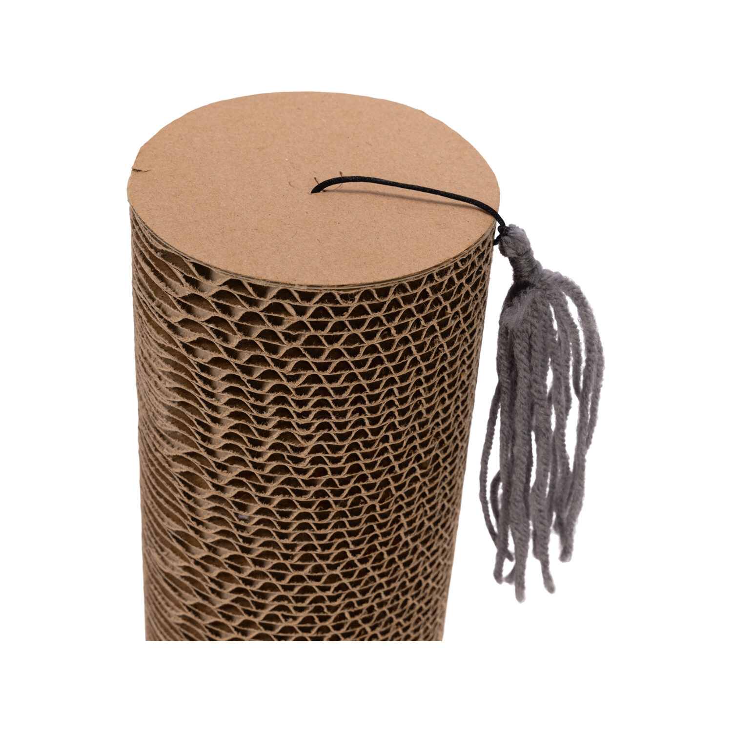 Beeztees Minus One Scratching Cylinder - Brown - 23 x 10 x 10 cm