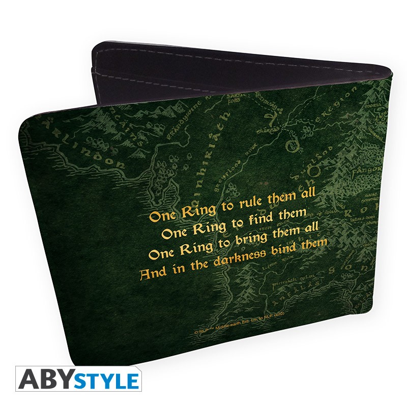 THE LORD OF THE RINGS Wallet Middle Earth Vinyl