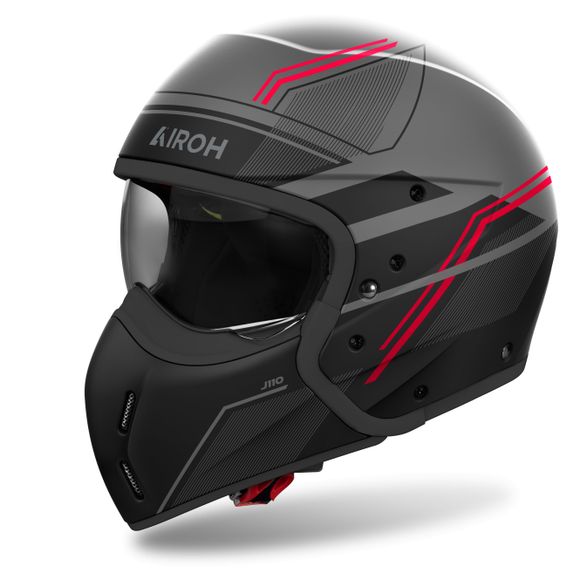 Casque modulable Airoh J110 - SLIM - RougeRef : AR1452-C37572