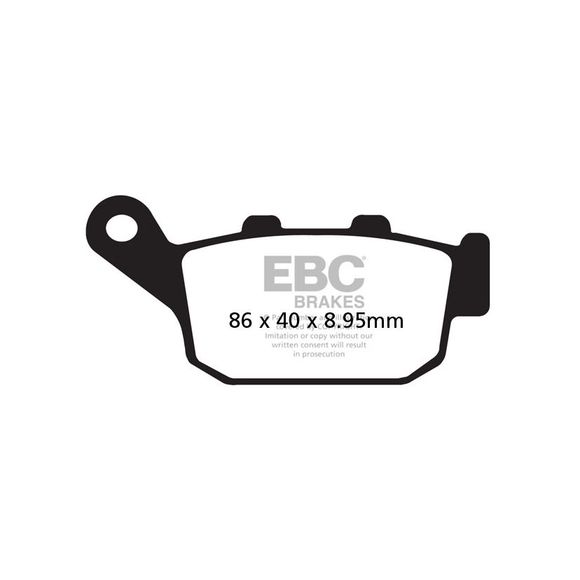 EBC Organic Rear Brake PadsRef: FA496 / 17200378