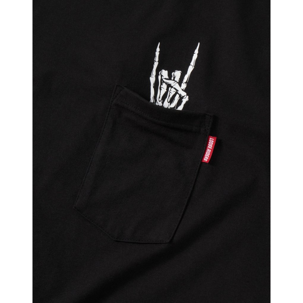 Loose Riders Graphic Tech Tee Men - Metal! Black