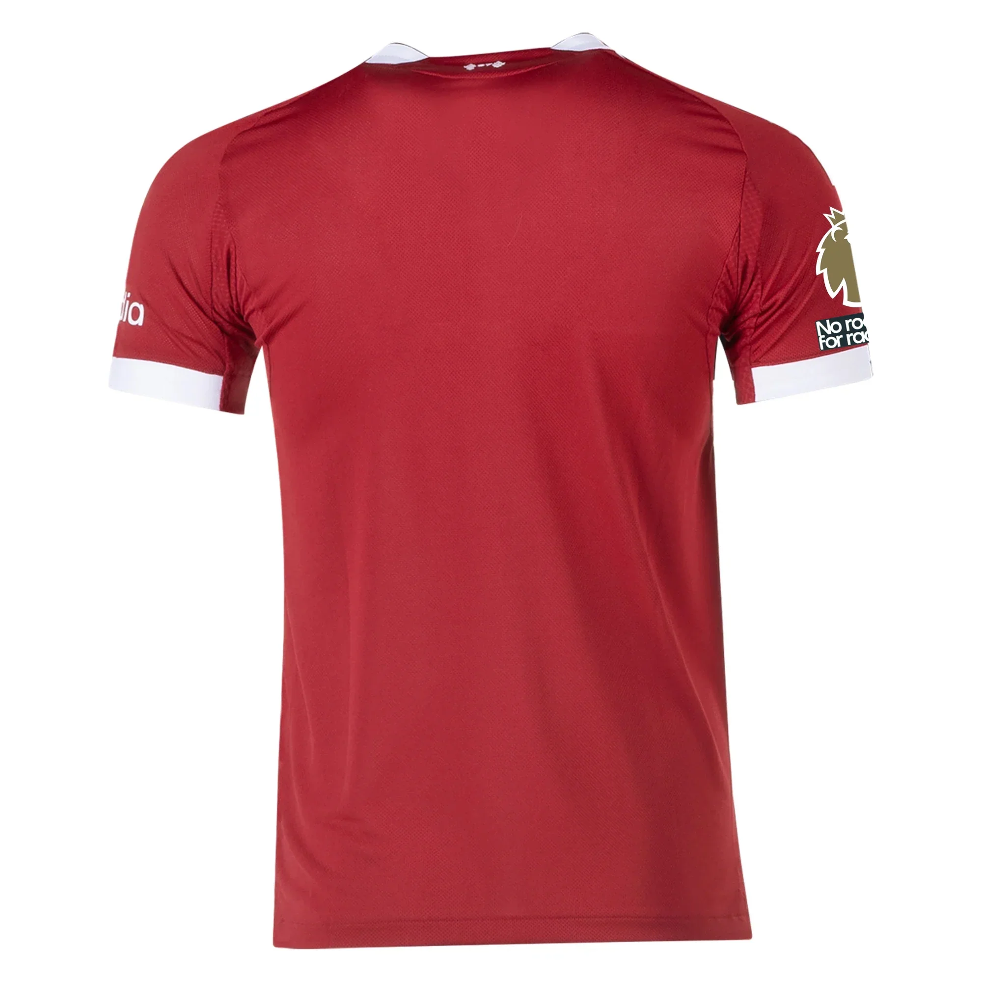 Men's Liverpool FC Authentic Home Jersey 25/26 w/ EPL + NRFR Patches (Strawberry Red)