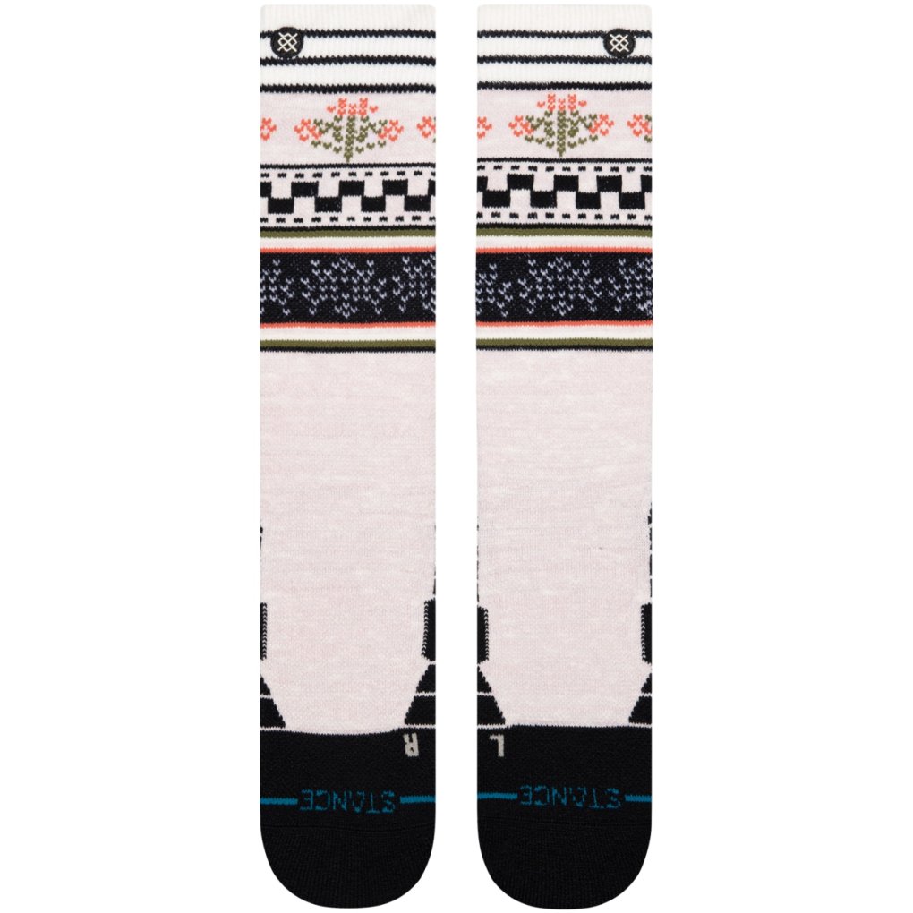 Stance Winter Bloom Mid Crew Socks Women - lilac