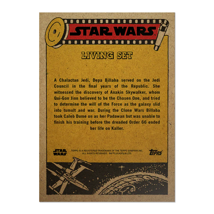 Topps UK - SW Living Set Card #473 - Depa Billaba