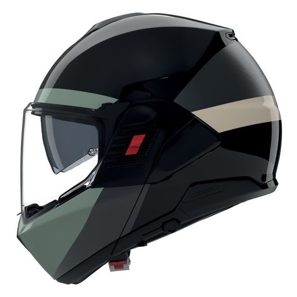 NOLAN Nolan N120-1 BLOCCO - Black / Gray HelmetRef: NL1726