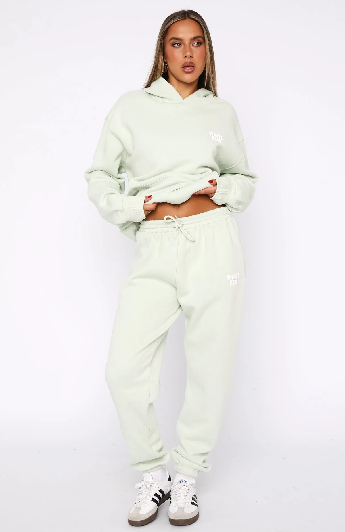 11th Street Keeping It Real Sweatpants Iced Matcha