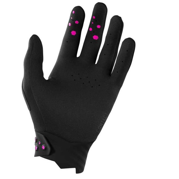 Shot CONTACT SHINING cross gloves - PINK 2021 - Black / PinkRef: SO1869