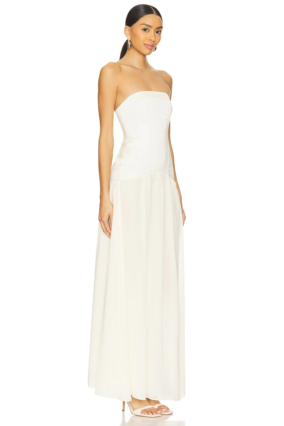 Corset Sheer Midi Dress