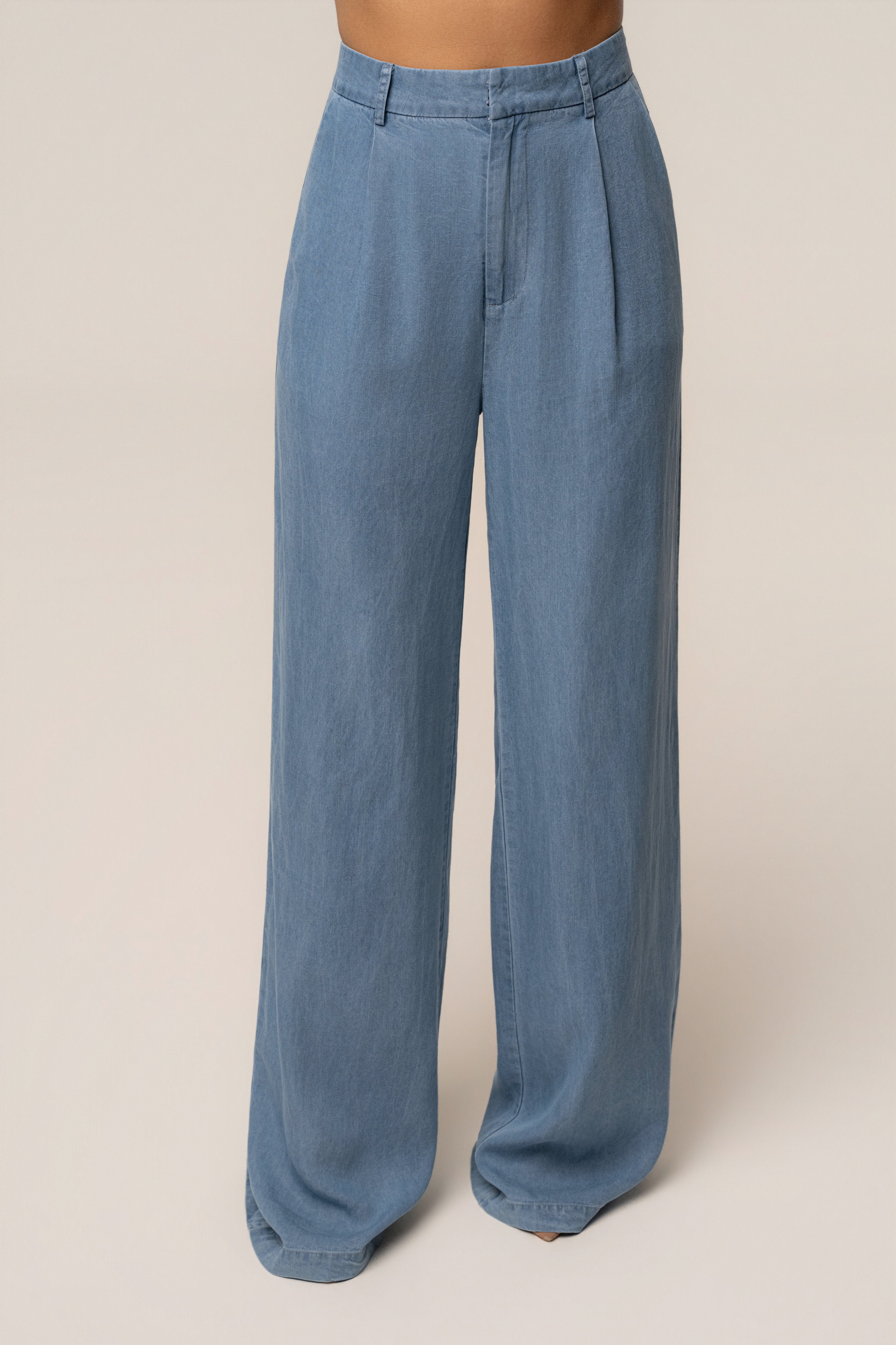 Chambray Downtown Pant