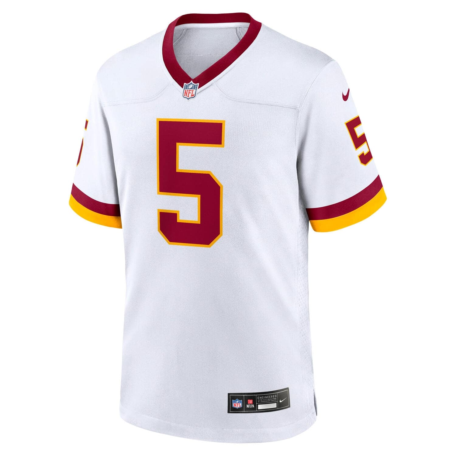Jayden Daniels #5 Washington Commanders Game NFL Jersey White