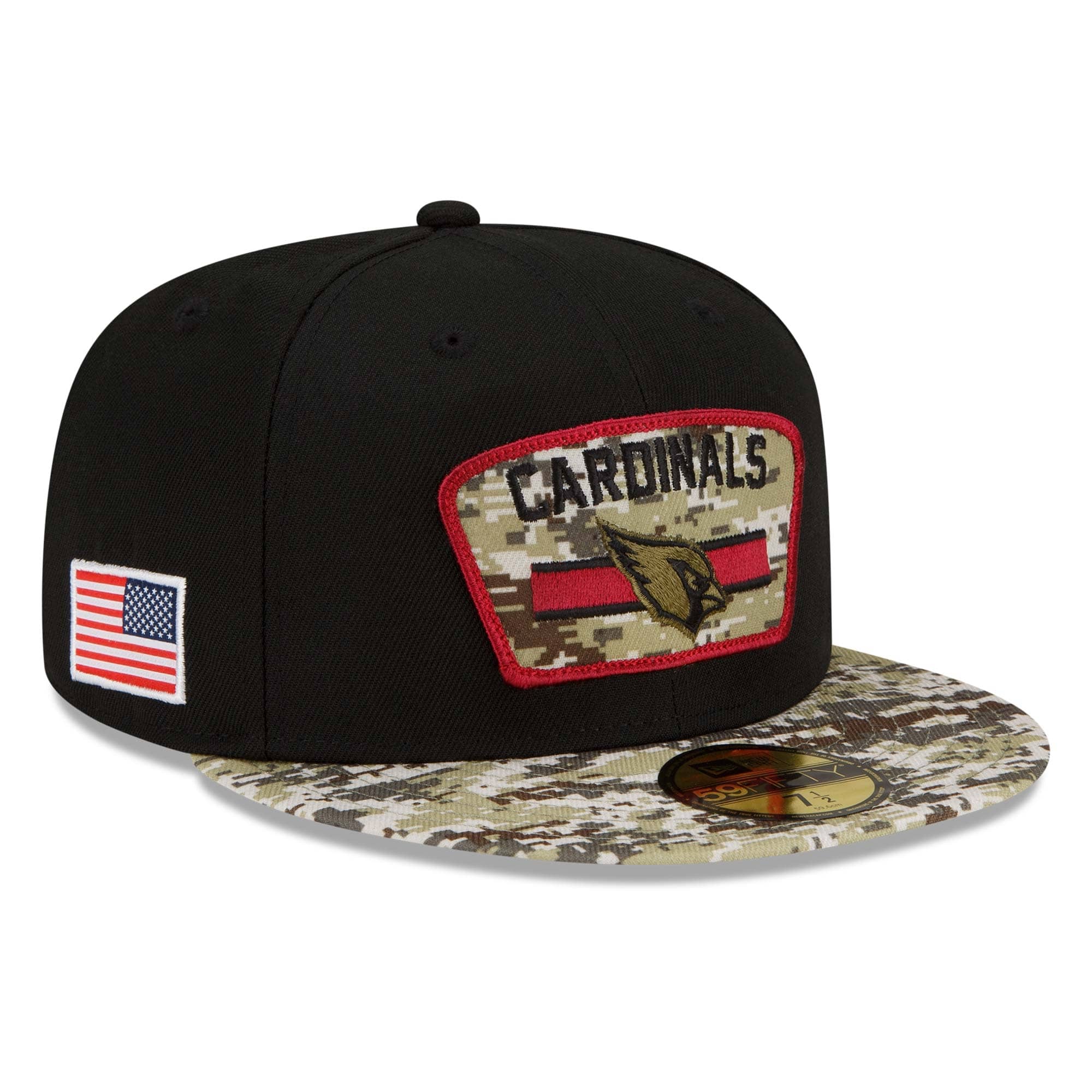 Arizona Cardinals 2021 NFL On-Field Salute to Service New Era 59FIFTY Fitted Cap