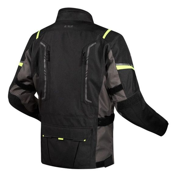 Ls2 Narvik Motorcycle Jacket - Black / YellowRef: LS1325