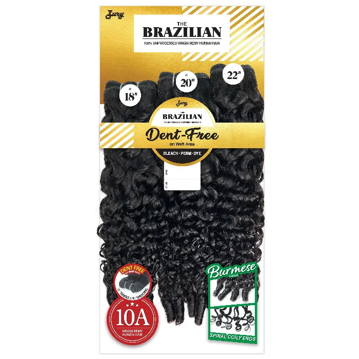 Royal Imex Zury The Brazilian 100% Unprocessed Virgin Remy Human Hair Weave - THE BRAZILIAN MULTI BURMESE 18/20/22