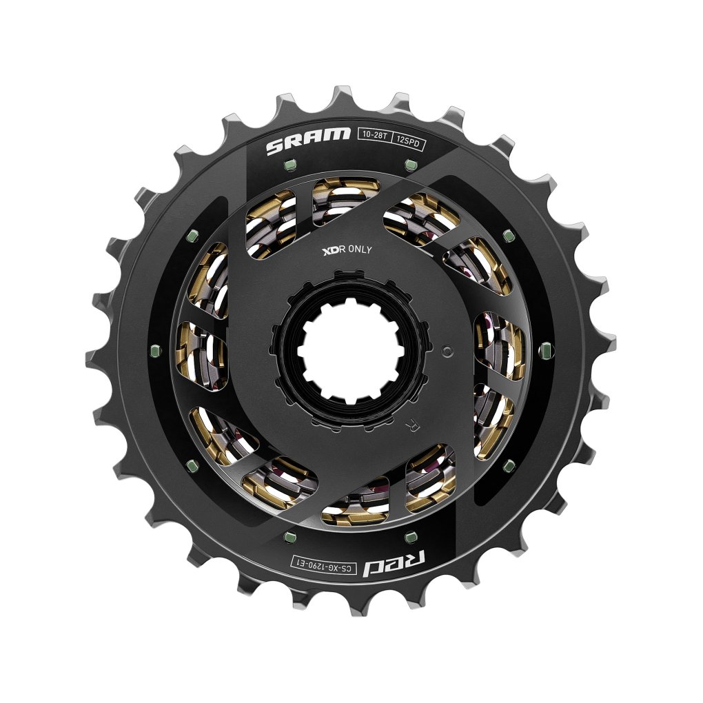SRAM RED XG-1290 Cassette - XDR | 12-speed | E1 - Rainbow