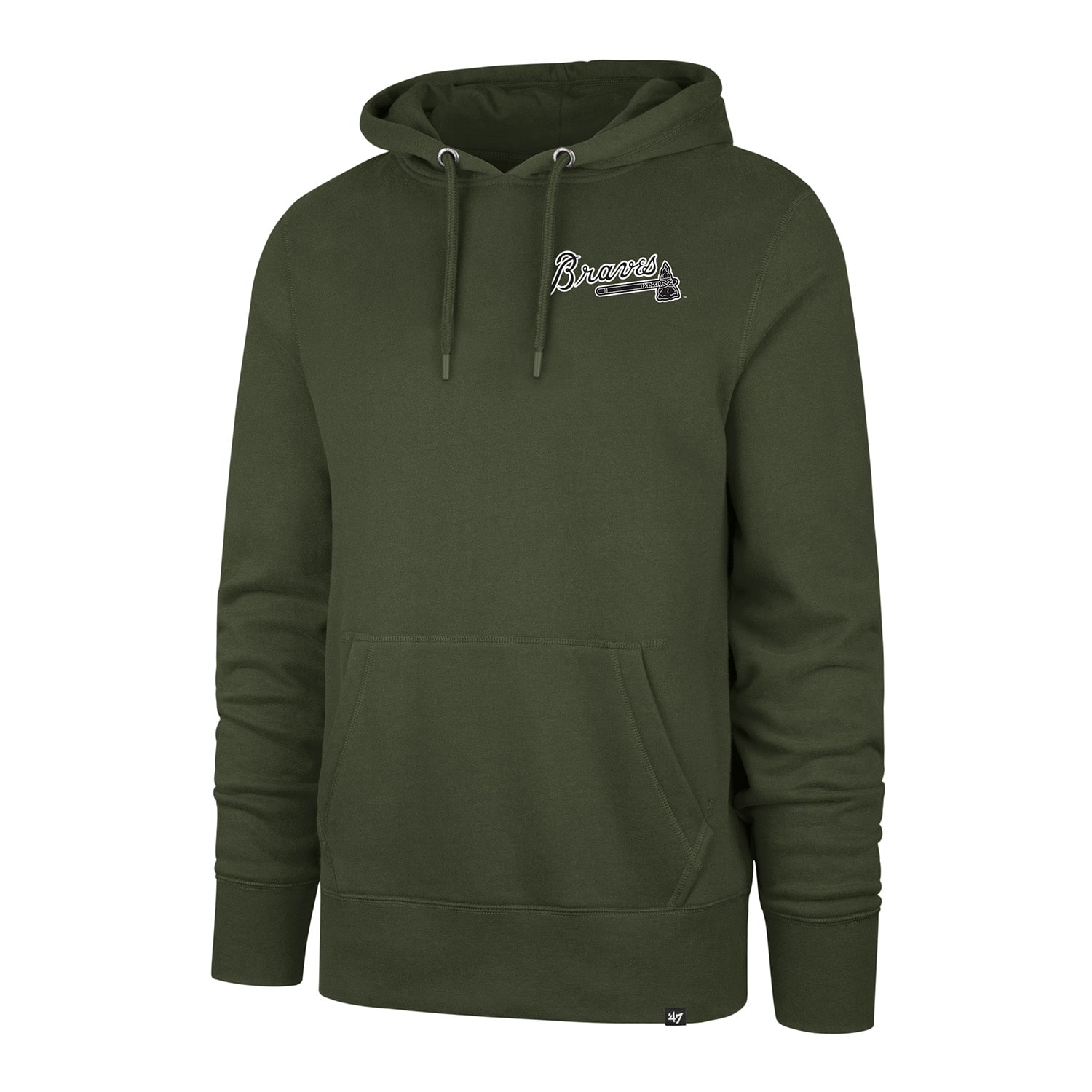 Atlanta Braves Backer '47 Burnside MLB Hoodie Sandalwood