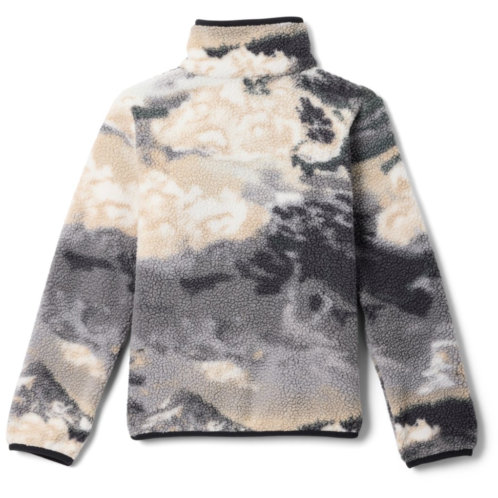 Columbia Helvetia II Printed Half Snap Fleece Pullover Kids - Shark Dreaming/Columbia Grey