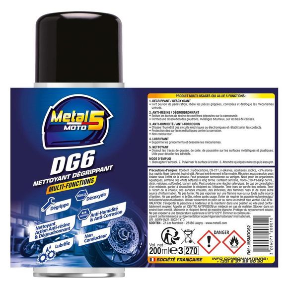Metal 5 Penetrating Spray 200 ml UniversalRef: Met0005 / M5Mdg-200
