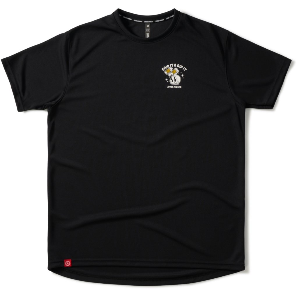 Loose Riders Grip It! Short Sleeve Jersey Men - Grip It Black