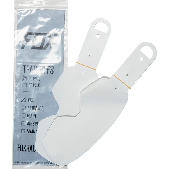 Tear -offs Fox child airspace/hand II - clear - colorlessRef: fx2699 / 25378-012-os