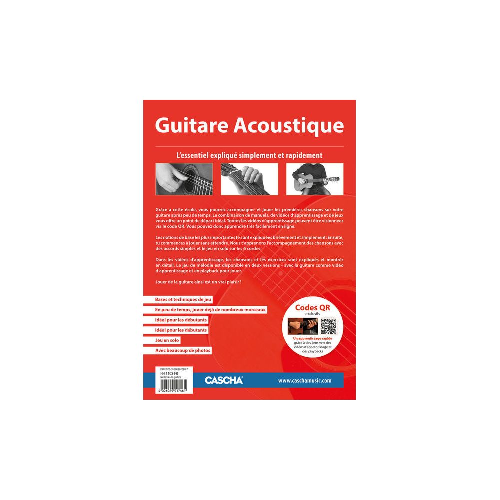 Cascha Guitare Acoustique Apprendre – Thomann Ireland
