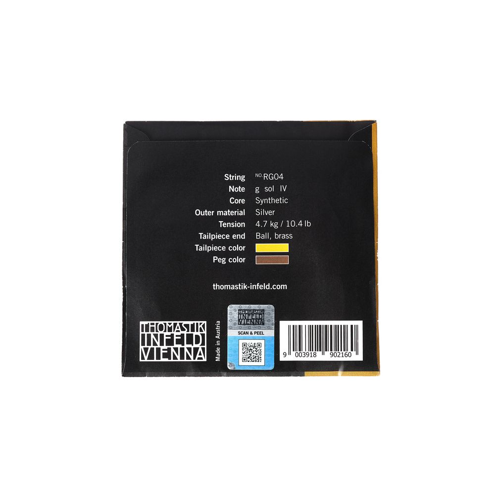 Thomastik Rondo Gold G Violin 4/4 Medium – Thomann Ireland