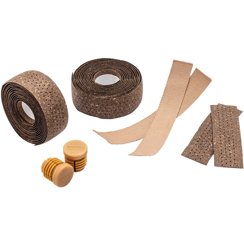 Brooks Regenerated Leather Bar Tape - natural