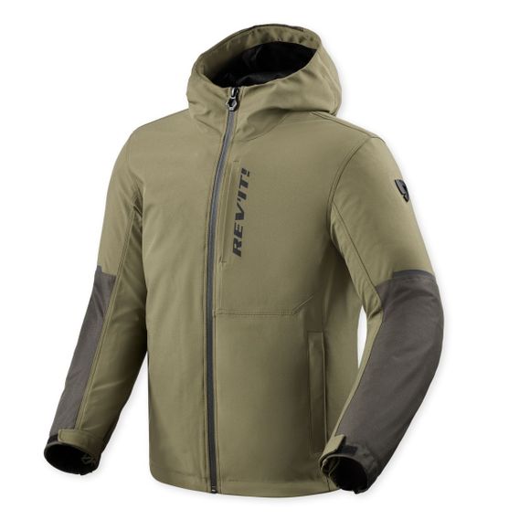 Motorcycle jacket Rev it Traffic 2 H2O - Green / BlackRef: RI1712