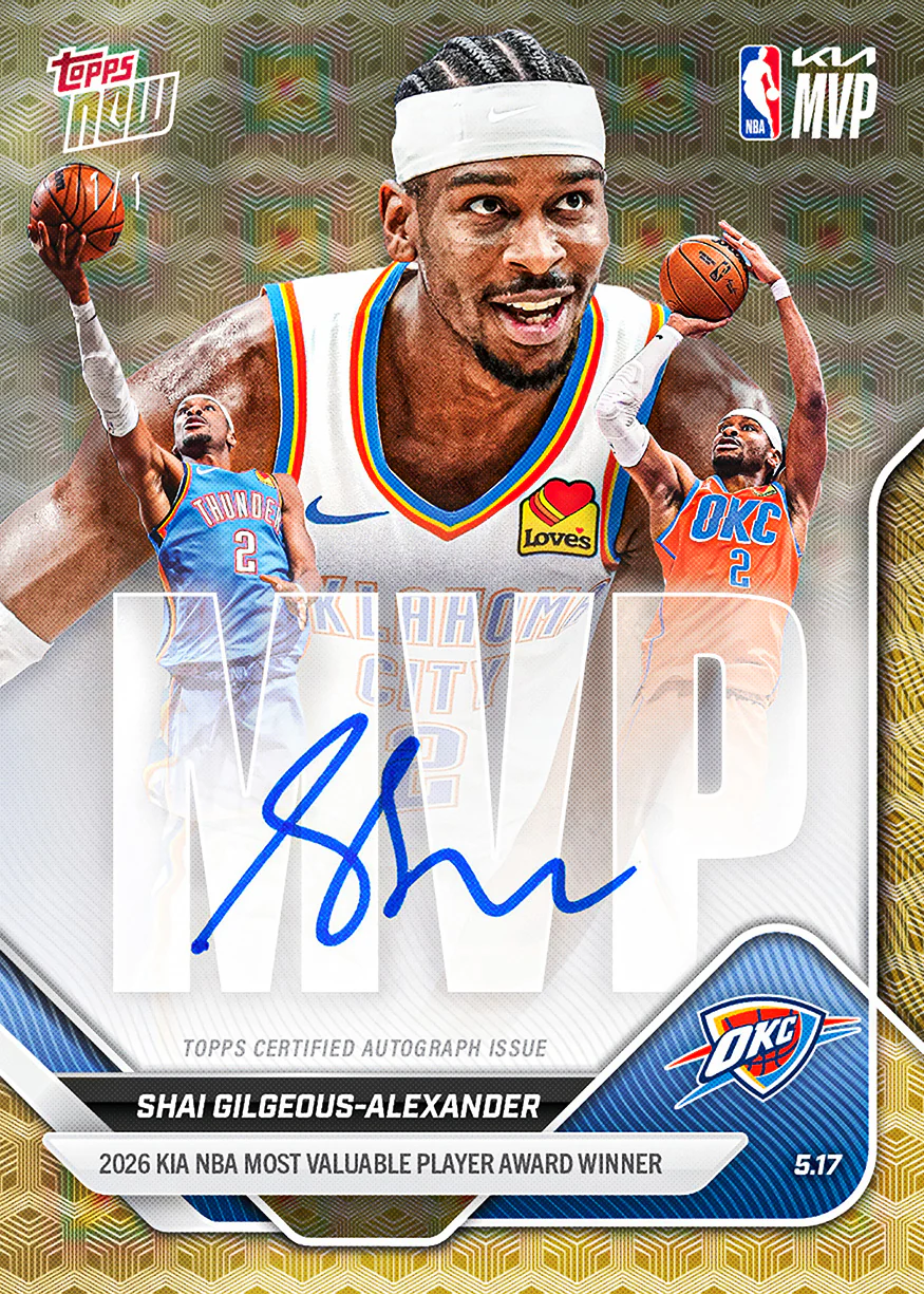 Shai Gilgeous-Alexander - 2025-26 NBA Topps NOW® - Card MVPA