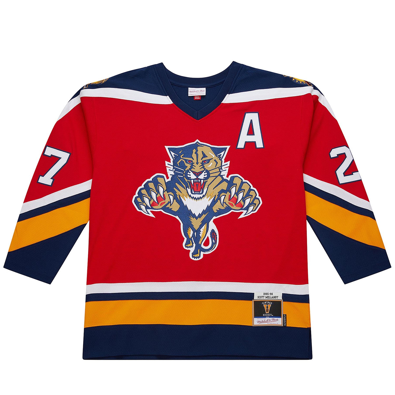 Scott Mellanby #27 Florida Panthers 1995-96 Premium Power Play NHL Jersey Red