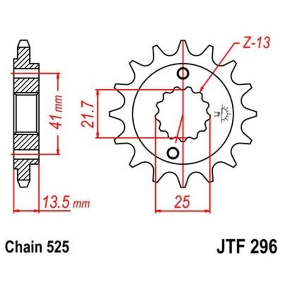 JT. anti-noise steel 296 - 525Ref: Jtc01730A / 1074280002