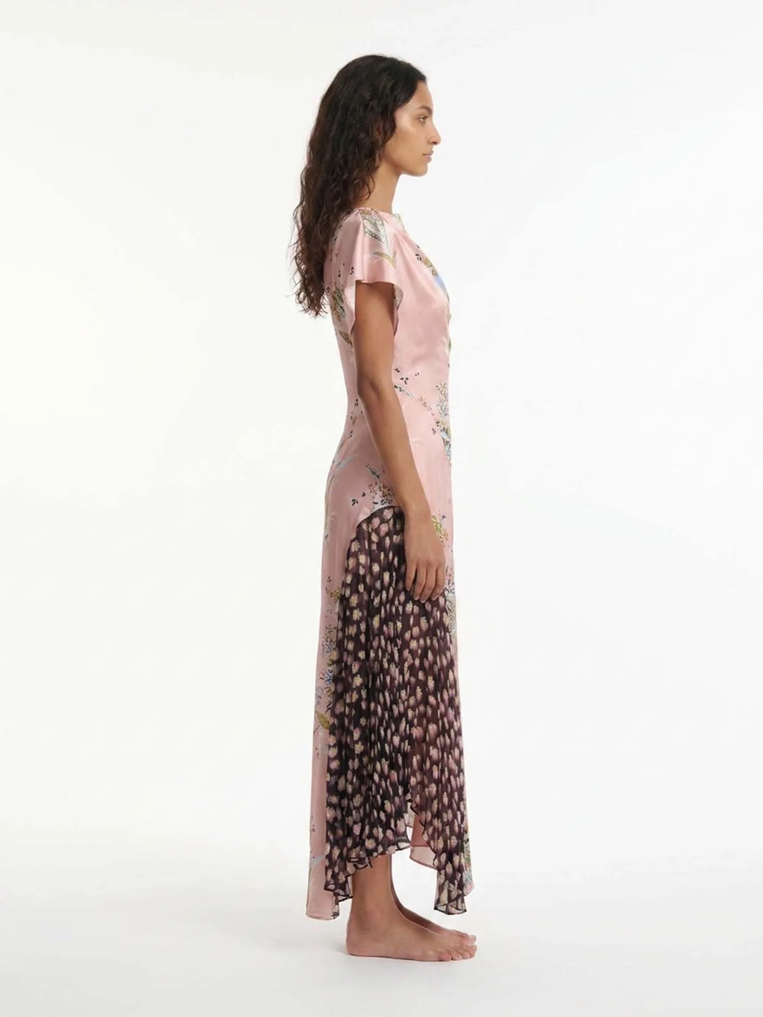 Whisper Bloom Midi Dress