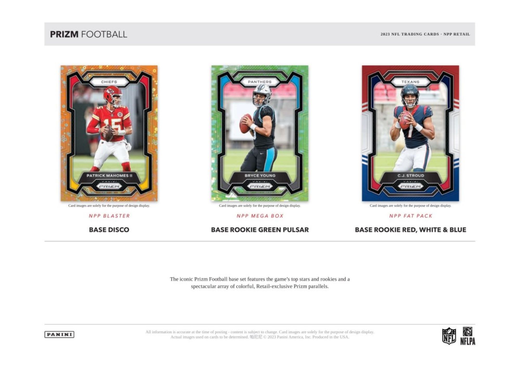 2023 Panini Prizm Football NFL Blaster Box
