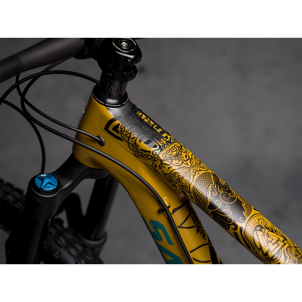 DYEDBRO Frame Protection Kit Viking - black gloss