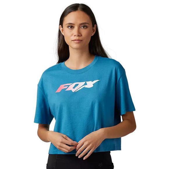 Fox MORPHIC CROP TOP Short Sleeve T-Shirt - BlueRef: FX4057