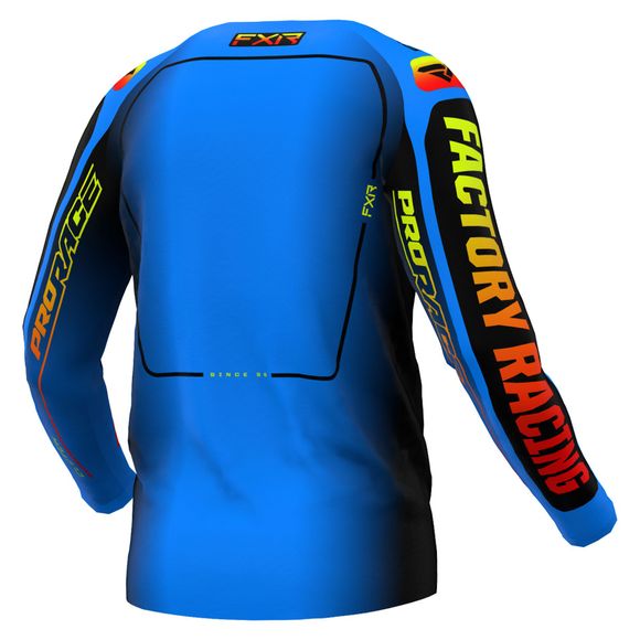 FXR YOUTH CLUTCH 24 cross jersey - BlueRef: FXR0483