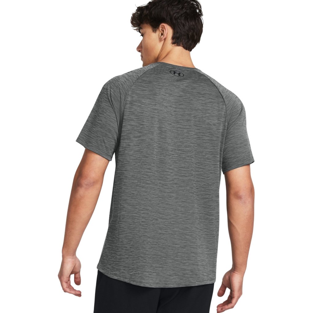 Under Armour UA Tech™ Textured Short Sleeve Shirt Men - Castlerock/Black