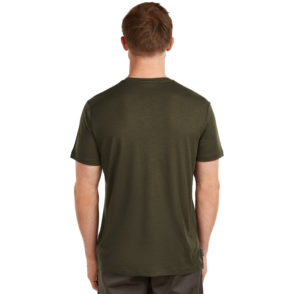 Icebreaker Merino 150 Tech Lite T-Shirt Men - Dark Loden