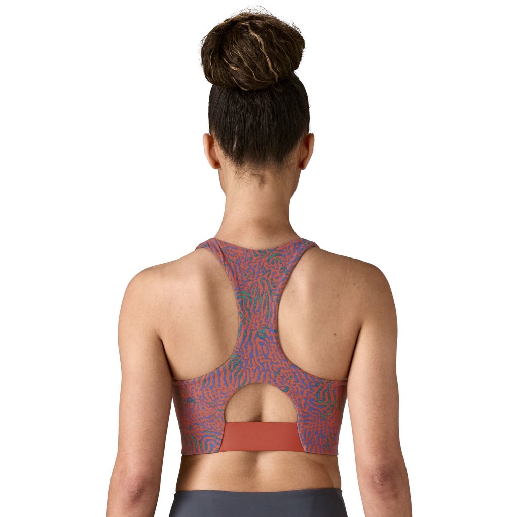 Patagonia Maipo Mid Impact Bra Women - Sea Run: Potters Red