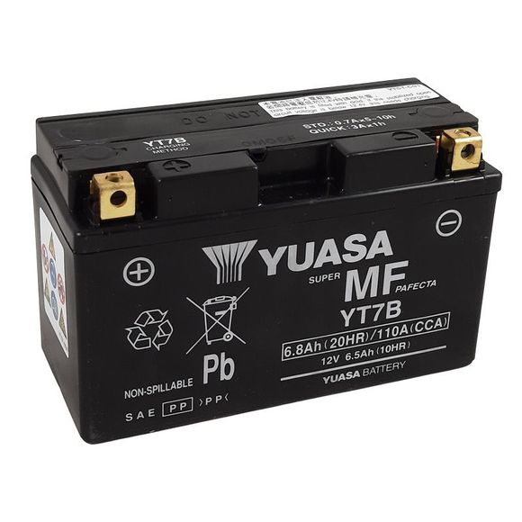 Yuasa YT7B -Y- Farm Battery Acid Type Maintenance FreeRef: yt7b -y-