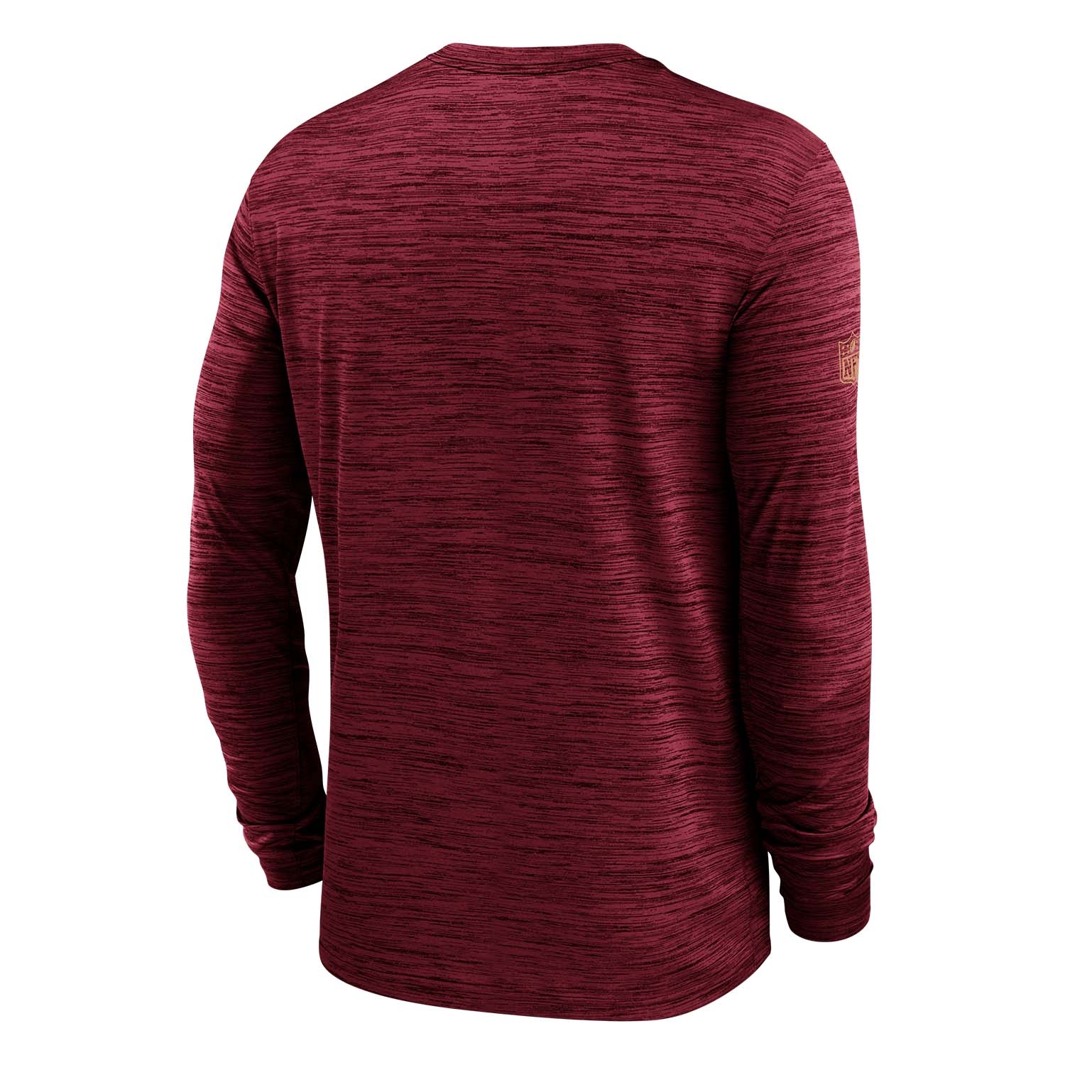 San Francisco 49ers 2025 NFL Sideline Nike Velocity Performance Long Sleeve T-Shirt Red