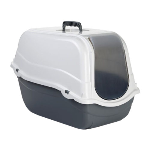 Beeztees Romeo Litter Tray - Black / White