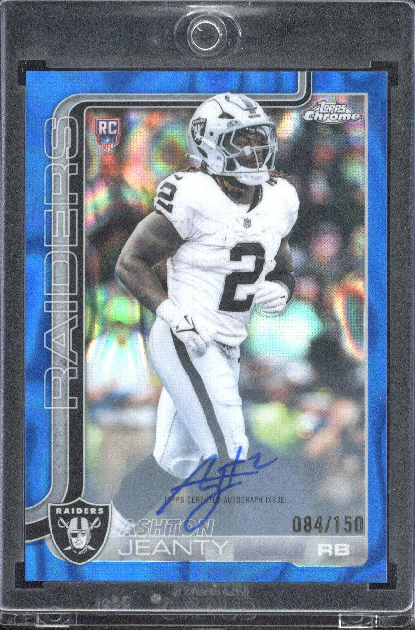 2025 Topps Chrome Ashton Jeanty RC Autograph /150