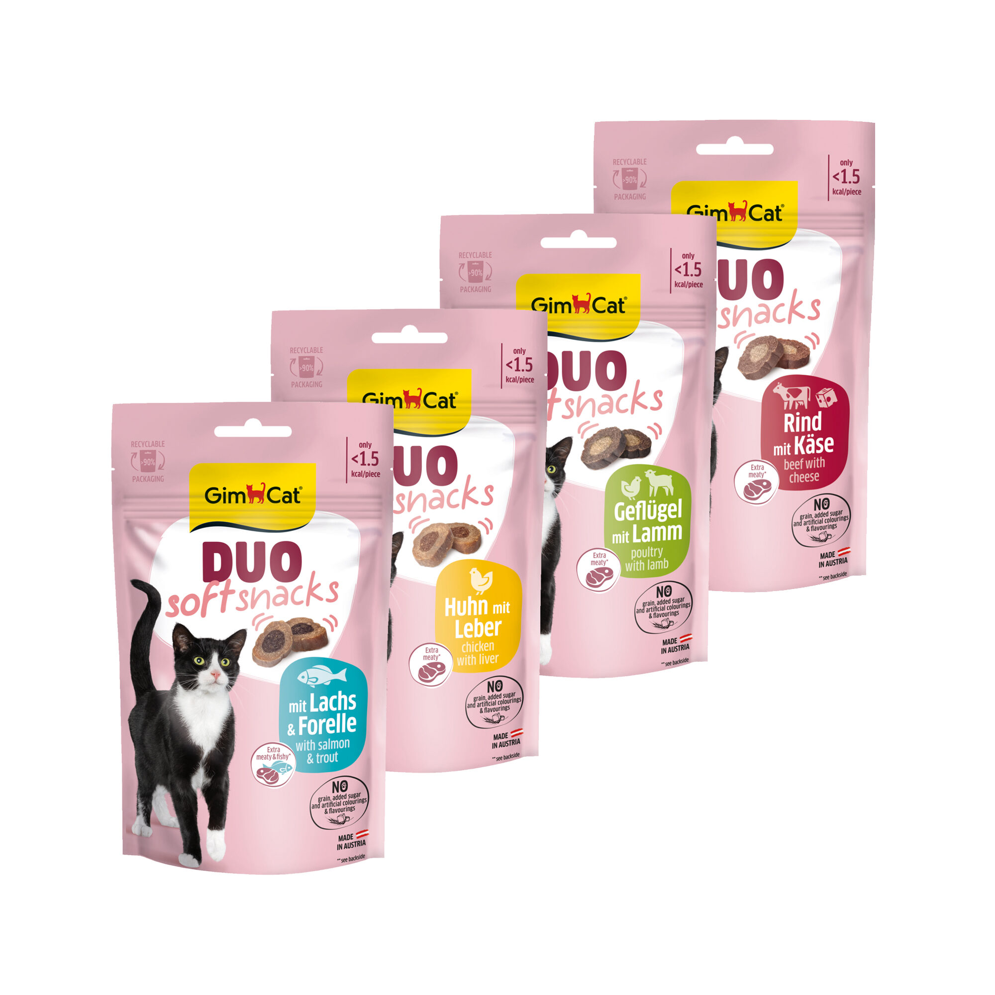 GimCat Duo Soft Snacks - Salmon & Trout - 50g
