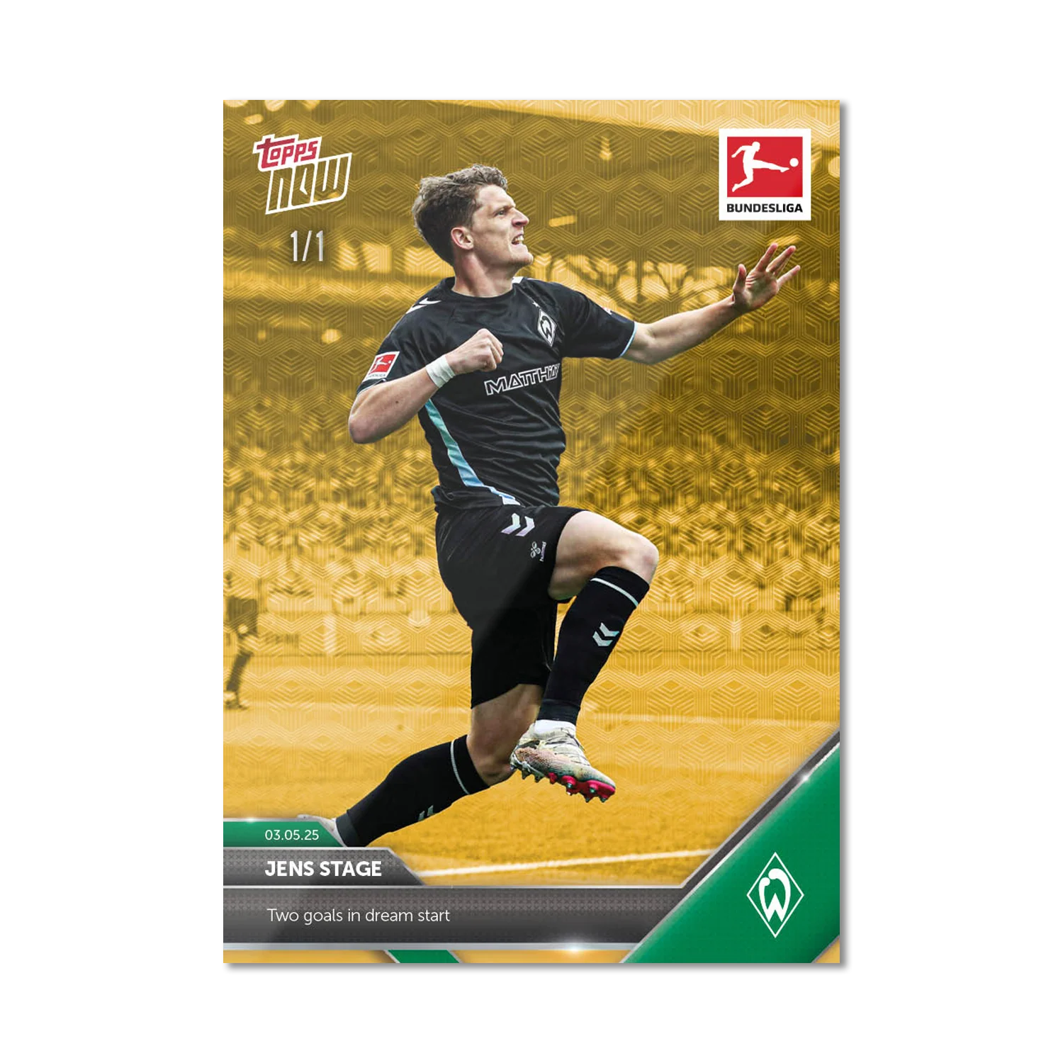 Jens Stage - 2024-25 Bundesliga Topps NOW® - Card 179