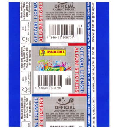 Panini EURO 2016 Sticker Packet
