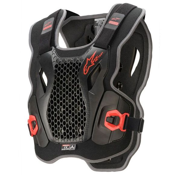 Alpinestars BIONIC ACTION CHEST PROTECTOR 2023 stone guard - Black / RedRef: AP12216
