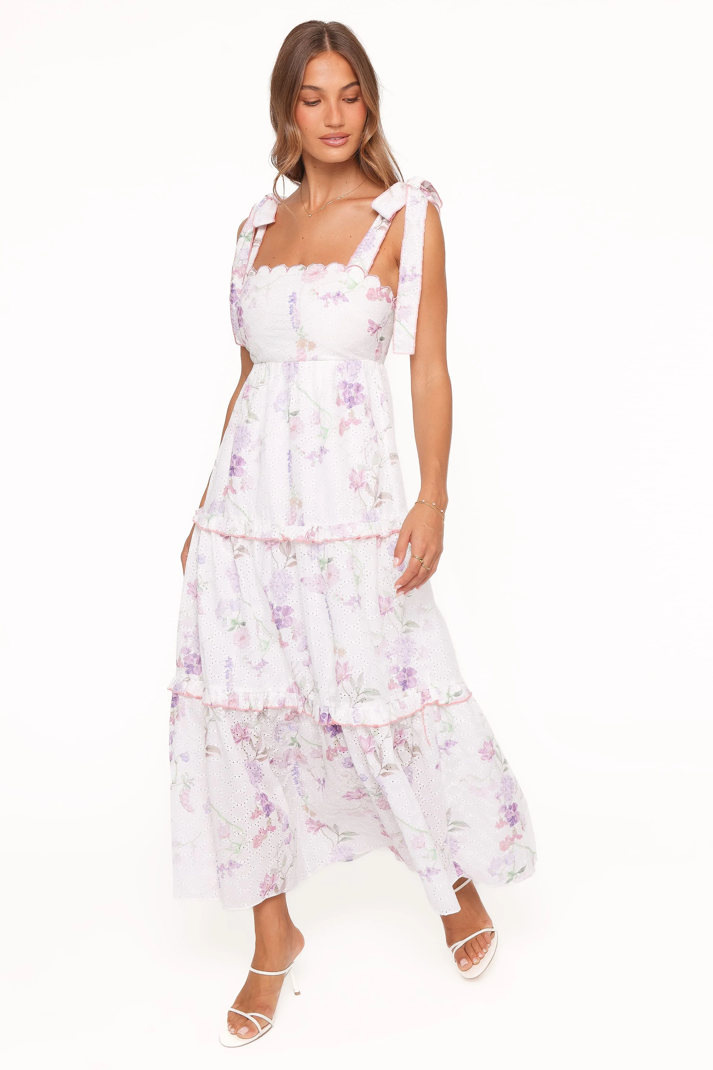Aurelia Maxi Dress - Purple Floral