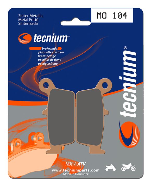 Tecnium MX/Quad sintered metal brake pads - MO104Ref: TE00877A / 1022838