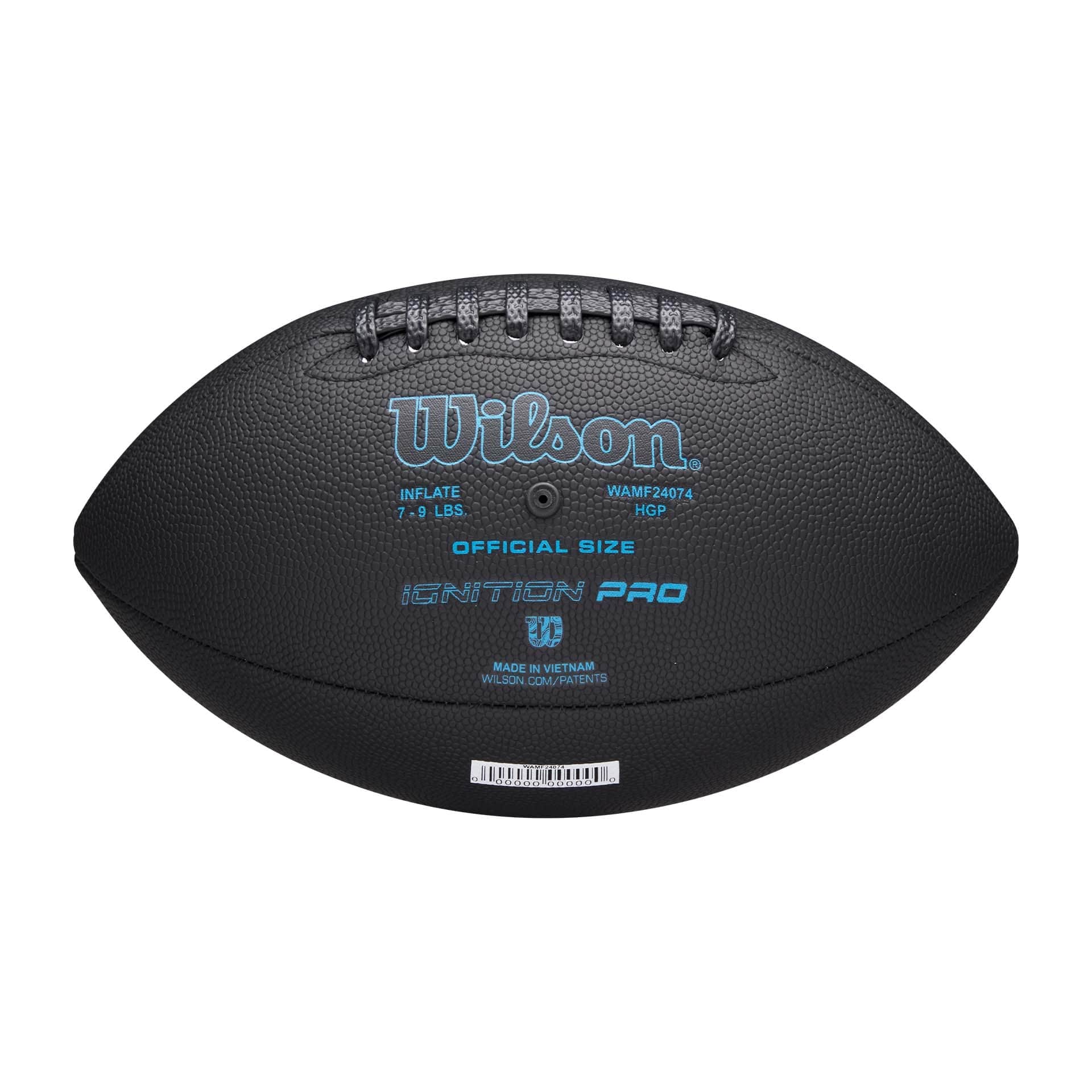 Wilson NFL Ignition Pro Eco Football Black (Official Size)